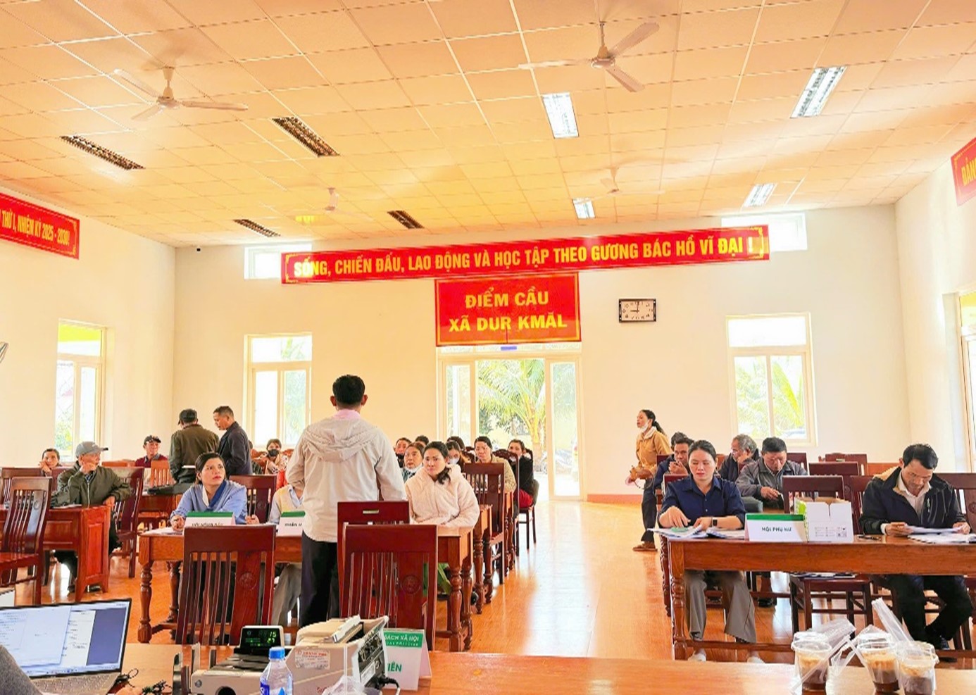 Xã Dur Kmăl tổ chức giao dịch Ngân hàng chính sách xã hội tháng 01/2026