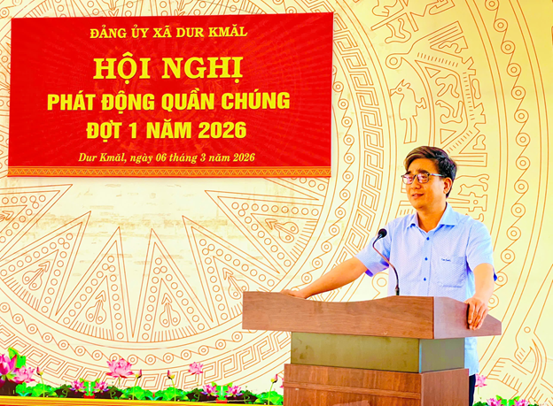 Hội nghị phát động quần chúng đợt I năm 2026