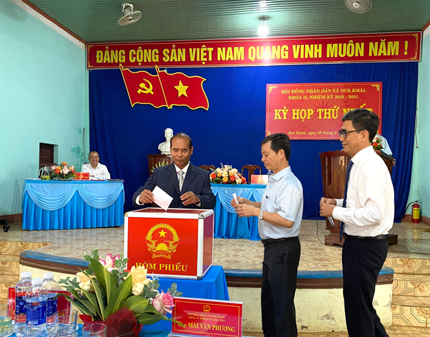 HĐND xã Dur Kmăl tổ chức Kỳ họp thứ Nhất khoá II, nhiệm kỳ 2026 – 2031