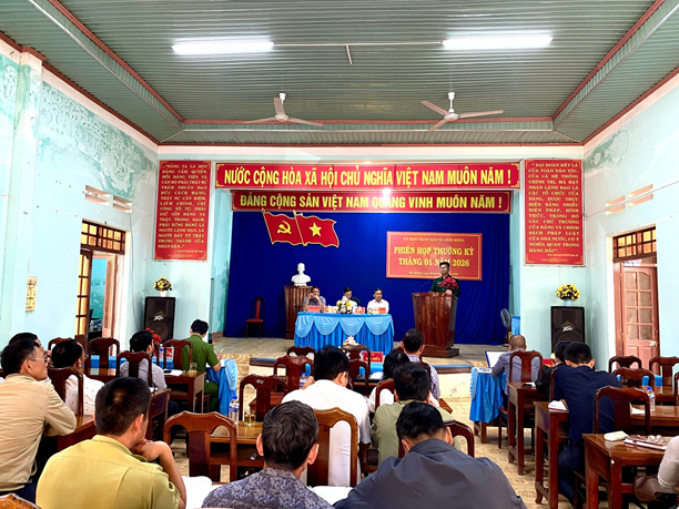 UBND xã Dur Kmăl tổ chức phiên họp thường kỳ tháng 01/2026